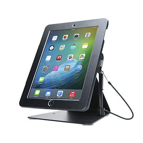 Product Cover CTA Digital PAD-DASB Desktop Anti-Theft iPad Stand, Black