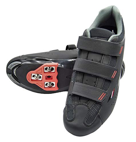 Product Cover Tommaso Strada 100 Dual Cleat Compatible Spin Class Ready Bike Shoe - Look Delta - 44 Black