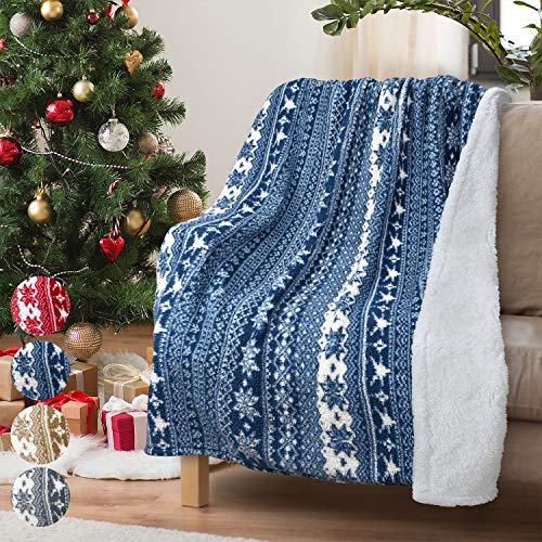 Product Cover Christmas Throw Sherpa Blanket 50