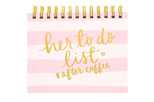 Product Cover Eccolo Dayna Lee Collection Spiral Planner Pad, Perforated, Her to-Do List, 5x7