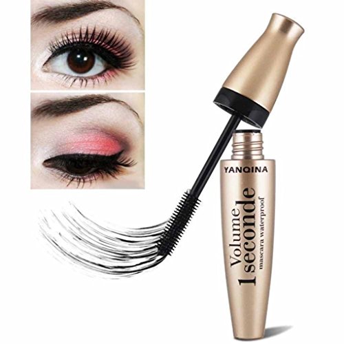 Product Cover 3D Fiber Mascara Long Black Lash Eyelash Extension Waterproof Long Lasting Eye Makeup Extension Tool by Staron (Black)