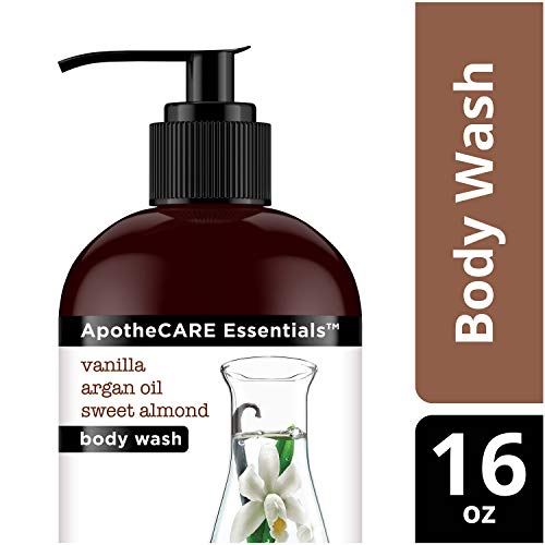 Product Cover ApotheCARE Essentials The Nourisher Body Wash, Vanilla, Argan Oil, Sweet Almond, 16 oz