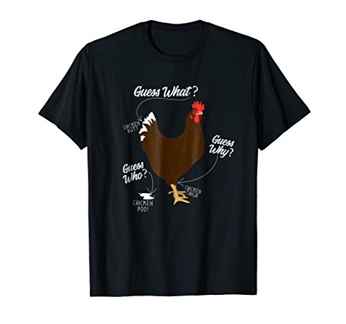 Product Cover funny chicken butt, guess why? Chicken Thigh, guess who, POO