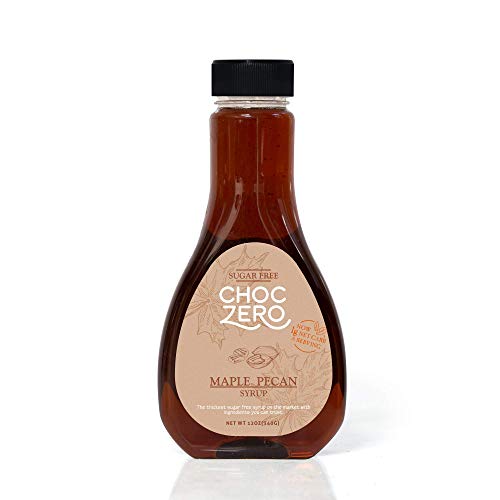 Product Cover ChocZero's Maple Pecan Sugar-Free Syrup - Low Carb (1 Gram Net Carb), No Sugar, No Preservatives, No Sugar Alcohols. Rich and Thick