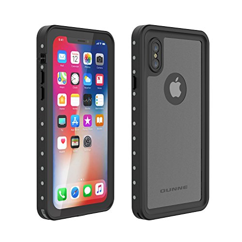 Product Cover OUNNE iPhone Xs/iPhone X  Waterproof Case,  Underwater Full Sealed Cover Shockproof Dirtproof Snowproof IP68 Certified Waterproof Case with Built-in Screen Protector for iPhone X/Xs-(5.8inch)