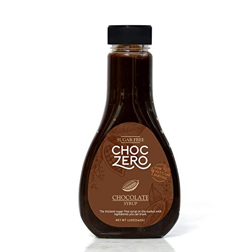 Product Cover ChocZero's Chocolate Sugar-Free Syrup. Low Carb (1 Gram Net Carb), No Sugar, No Preservatives, No Sugar Alcohols. Thick and Rich Sauce