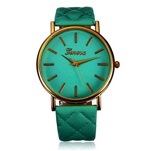 Product Cover Women's Watch,Balakie Fashion Women Simple Geneva Roman Analog Quartz Wrist Watch with Leather Band