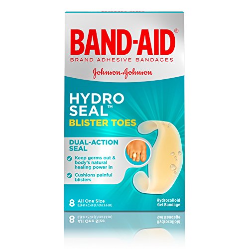 Product Cover Band-Aid Brand Hydro Seal Adhesive Bandages For Toe Blisters, Waterproof Blister Pads, 8 ct