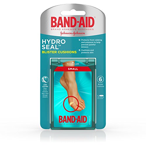 Product Cover Band-Aid Brand Hydro Seal Bandages Blister Cushion, Waterproof Blister Pad, Small 6 Count