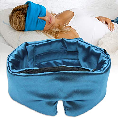 Product Cover Sleep Whale Premium Comfort Sleep Mask - Luxury Design - Adjustable Eye Mask Strap for Comfortable Sleeping - with Lightweight Cooling Gel Insert Pack
