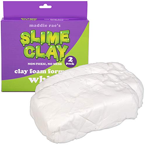 Product Cover Maddie Rae's Slime Clay (2pk) - Non-Toxic, No Mess Clay Foam Formula for Unique Creamy Effects