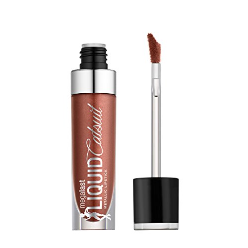 Product Cover wet n wild Megalast Liquid Catsuit Metallic Lipstick, Ride on my Copper, 0.21 Ounce
