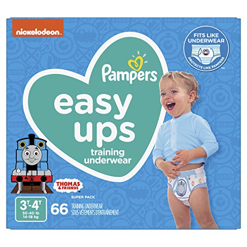 Product Cover Pampers EasyUps Training Pants Pull On Disposable Diapers for Boys, Size 5 (3T-4T), 66 Count