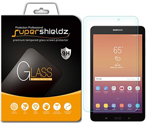 Product Cover Supershieldz for Samsung Galaxy Tab A 8.0 inch (2017) (SM-T380 Model Only) Tempered Glass Screen Protector, Anti Scratch, Bubble Free