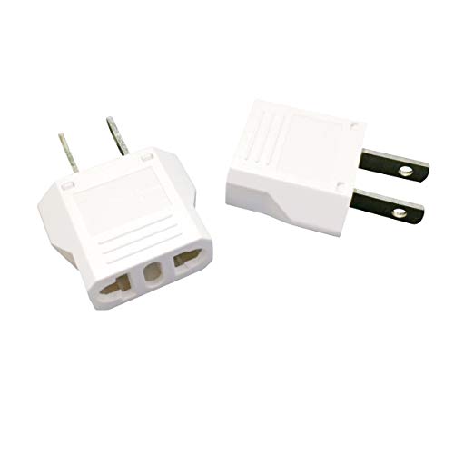 Product Cover Unidapt EU Europe to US Usa Travel Plug Adapter Power Converter AC (Pack of 2)