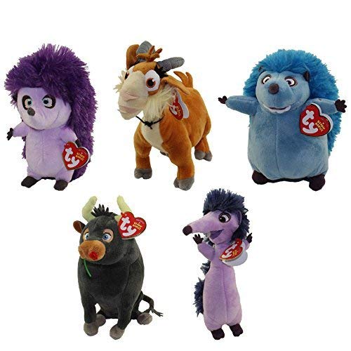 Product Cover TY Beanie Babies - Ferdinand Movie SET of 5 (6 inch) (Una, Lupe, Dos, Cuatro & Ferdinand)