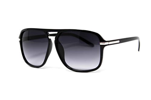 Product Cover Giudice Black Frame Aviator Sunglasses for Men & Women UV400 (Non Polarized) Classic Style