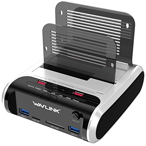 Product Cover WAVLINK USB 3.0 to SATA Dual Bay Hard Drive Docking Station for 2.5