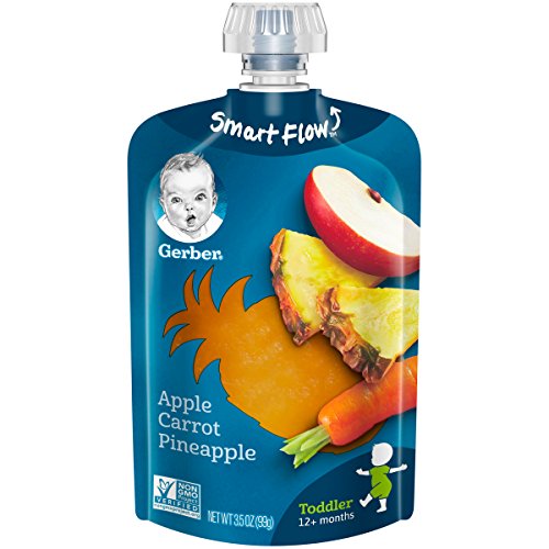 Product Cover Gerber Purees Apple Carrot Pineapple Toddler Pouch (Pack of 12)