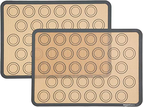 Product Cover AmazonBasics Silicone Macaron Baking Mat, 2-Pack