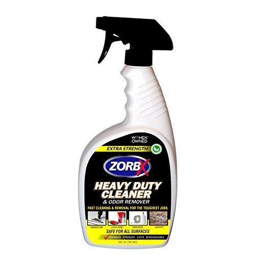 Product Cover ZorbX Extra Strength Heavy Duty Cleaner and Odor Remover - Non-Toxic - graffiti remover - black marker remover - paint and adhesive remover - safe for all surfaces