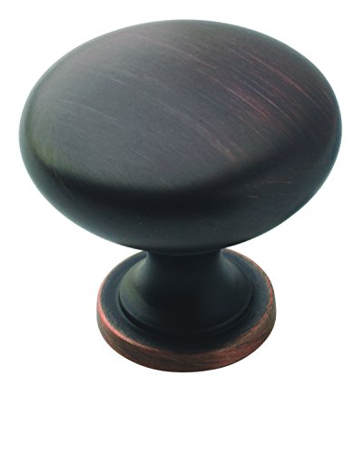 Product Cover Allison Value 1-1/4 in (32 mm) Diameter Oil-Rubbed Bronze Cabinet Knob - 10 Pack