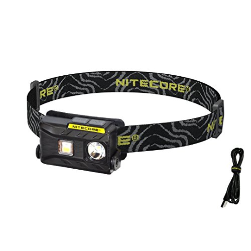 Product Cover Nitecore NU25 360 Lumen Triple Output - White, Red, High CRI - Lightweight USB Rechargeable Headlamp (Black)