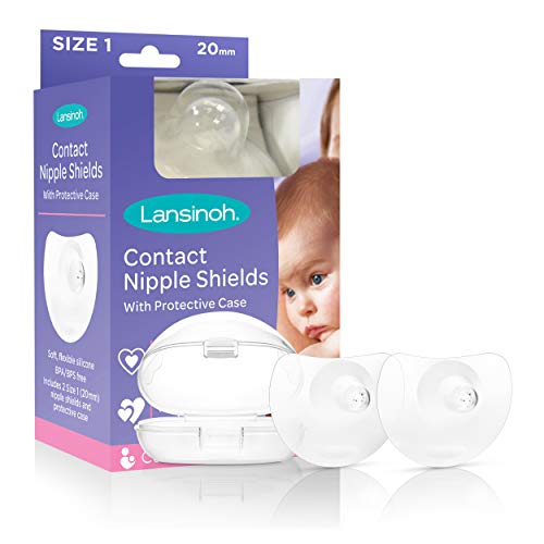 Product Cover Lansinoh Nipple Shield for Breastfeeding, 2ct 20 Milimeter
