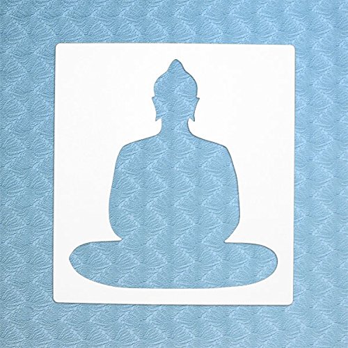 Product Cover The Bodhi Tribe Buddha Yoga Stencil- This stencil symbol represents love, respect and tolerance making it a perfect choice to incorporate into thoughtful DIY projects.!
