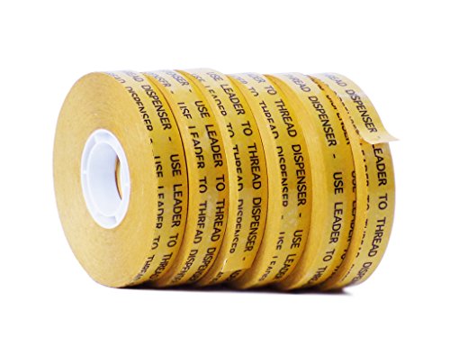 Product Cover WOD RWATG20 General Purpose ATG Tape, 1/2 inch x 36 yds. (Set of 6 Rolls) Adhesive Transfer Tape Glider Refill Rolls Clear Adhesive on Gold Liner (Acid Free and Available in Multiple Sizes Rolls)