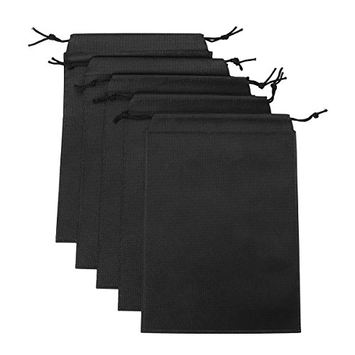 Product Cover FEESHOW Large Size Adult Game Toys Lint Drawstring Storage Bag- Light weight Black 5PCS one size