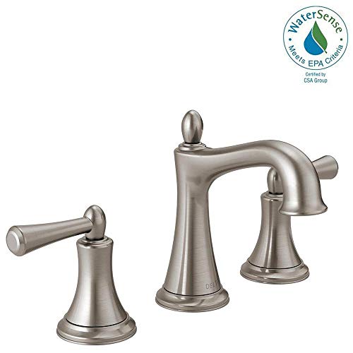 Product Cover Delta Rila 8 inch Widespread 2-Handle Bathroom Faucet in SpotShield Brushed Nickel