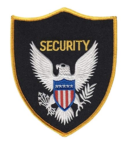 Product Cover 2 Pack - Security Guard, Officer Shoulder Patch, American Eagle, Embroidered