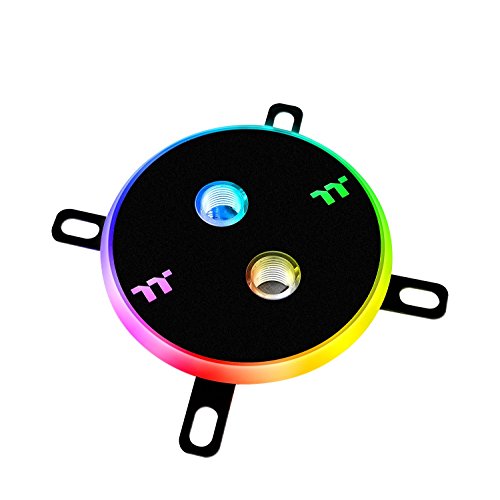 Product Cover Thermaltake Thermaltake Pacific DIY LCS W4 Plus Software Enabled Circular 12 Controllable LED RGB CPU Water Block CL-W181-CU00SW-A