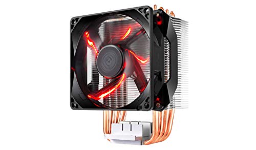 Product Cover Cooler Master Hyper H410R (RR-H410-20PK-R1) 120mm RED LED Air CPU Cooler Intel/AMD Support