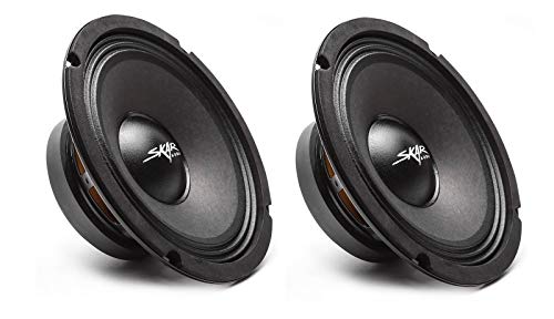 Product Cover (2) skar audio fsx8-8 350-watt 8-inch 8 ohm mid-Range loudspeakers - 2 Speakers