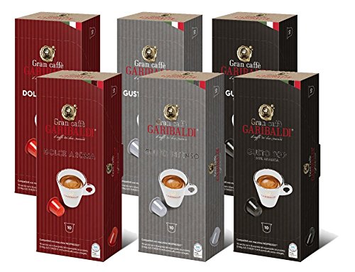 Product Cover Gran Caffè Garibaldi Nespresso compatible capsules - 60 Count (Variety Pack)