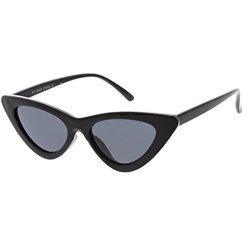Product Cover sunglassLA - Retro Vintage Trendy Cat Eye Sunglasses for Women with Flat Triangle Lens