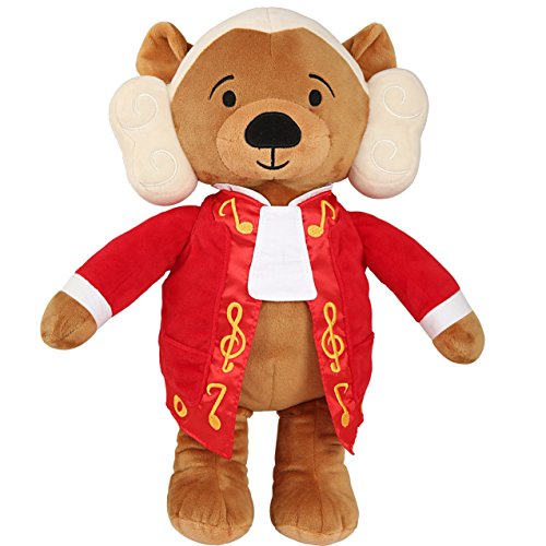 Product Cover Vosego Amadeus Mozart Virtuoso Bear | 40 mins Classical Music for Babies | 15″ Award Winning Musical Soft Toy | Educational Toy for Infants Kids Adults
