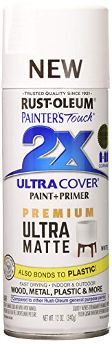 Product Cover Rust-Oleum 331181 Painters Touch 2X Spray Paint, Matte White