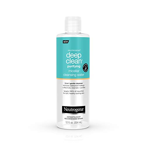 Product Cover Neutrogena Deep Clean Gentle Purifying Micellar Water and Cleansing Water-Proof Makeup Remover, 12 fl. oz