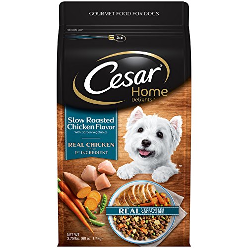 Product Cover Cesar Home Delights Dry Dog Food Slow Roasted Chicken Flavor With Garden Vegetables, 3.75 Lb. Bag