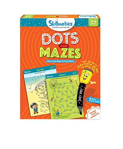 Product Cover Skillmatics Educational Game: Dots and Mazes (3-6 Years) | Creative Fun Activities for Kids