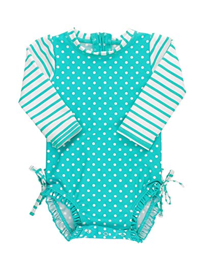 Product Cover RuffleButts Baby/Toddler Girls Long Sleeve One Piece Swimsuit with UPF 50+ Sun Protection