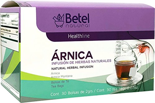 Product Cover Arnica Tea by Betel Natural - Inflammation and Pain Support - 30 Tea Bags