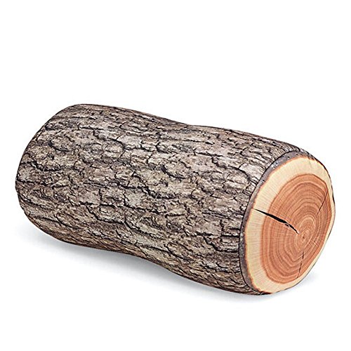 Product Cover Sky Fish Tree Wood Cushion Stump Pillow Log cushion Round Woods Grain Stump Shaped Decorative Environmental protection Suitable for rooms or sofas