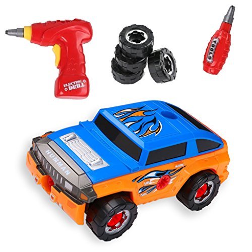 Product Cover 35 Piece Take Apart Modification Toy Car with Drill - Build Your Own Car Set by Big Mos Toys