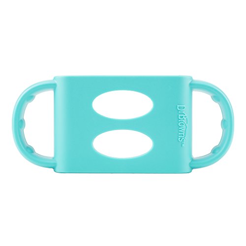 Product Cover Dr. Brown's 100% Silicone Wide-Neck Baby Bottle Handles, Turquoise