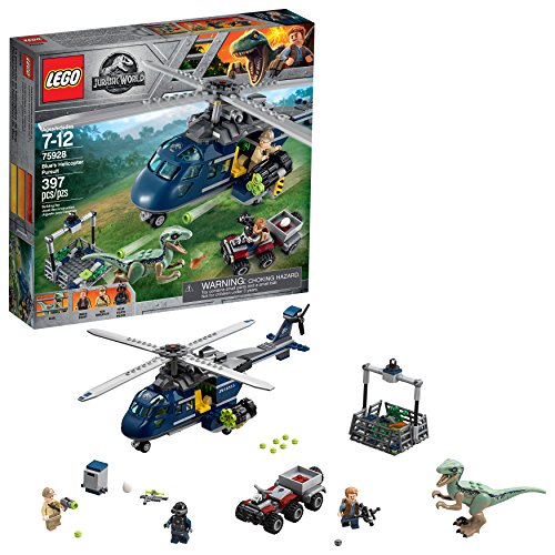 Product Cover LEGO Jurassic World Blue's Helicopter Pursuit 75928 Building Kit (397 Pieces)