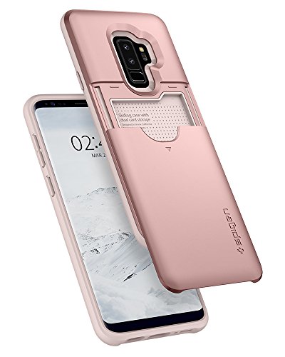 Product Cover Spigen Slim Armor CS Designed for Samsung Galaxy S9 Plus Case (2018) - Rose Gold